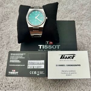 Tissot PRX Green 40 steel bracelet